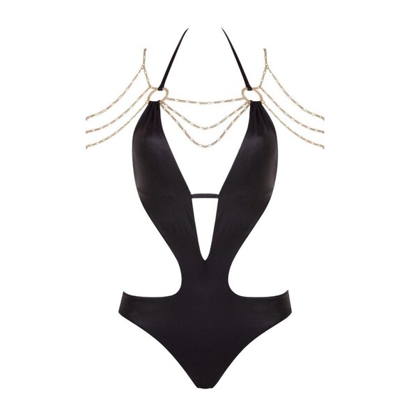 Agent Provocateur Kiona Black Swimsuit NWT $700 - Picture 5 of 10